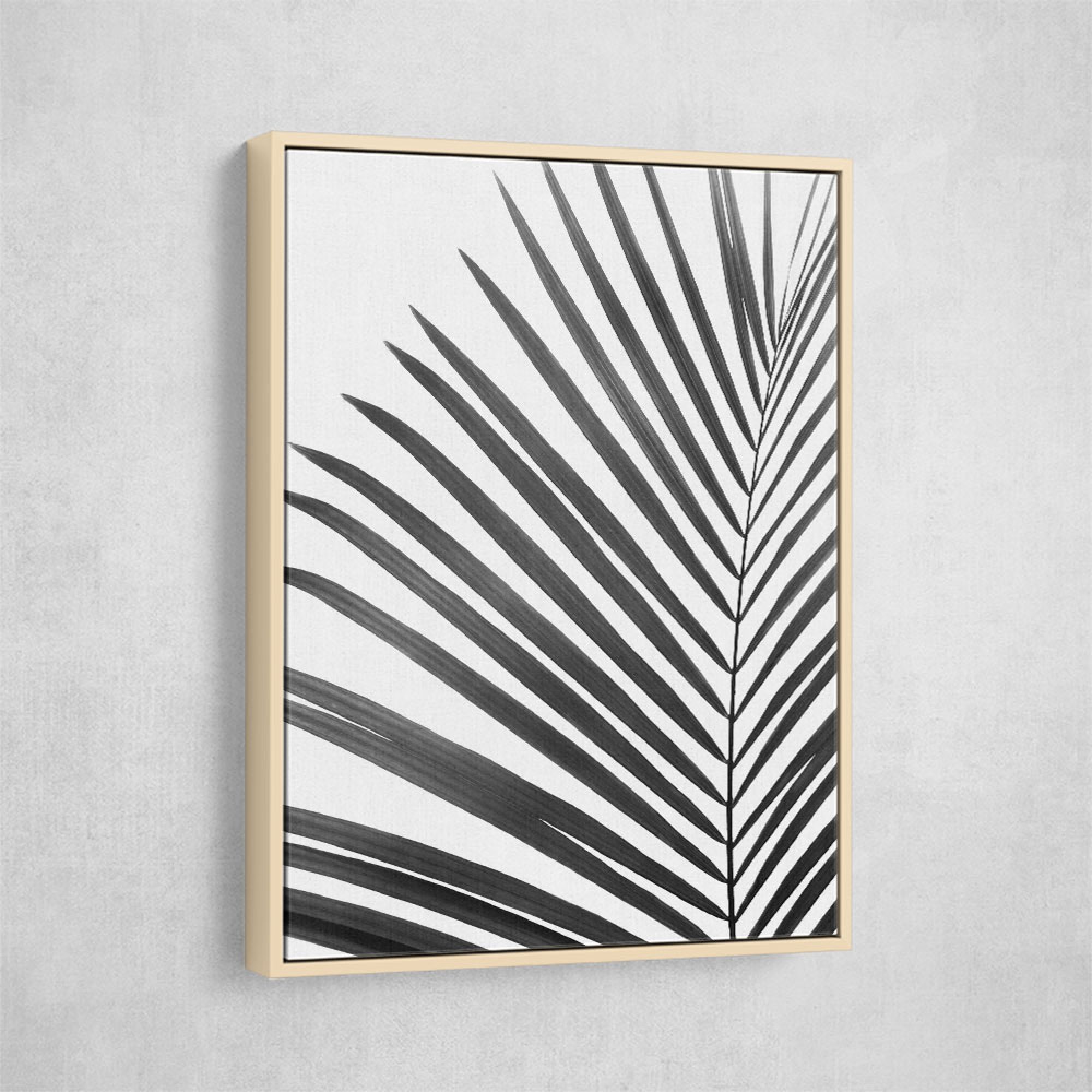 Bw Palm Leaf Wall Art 6937